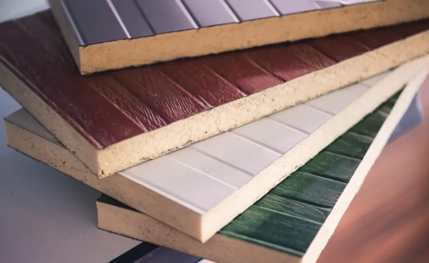 Colores del panel sandwich