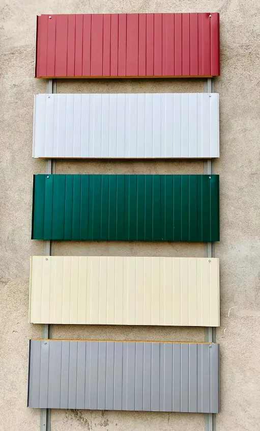 Colores del panel sandwich